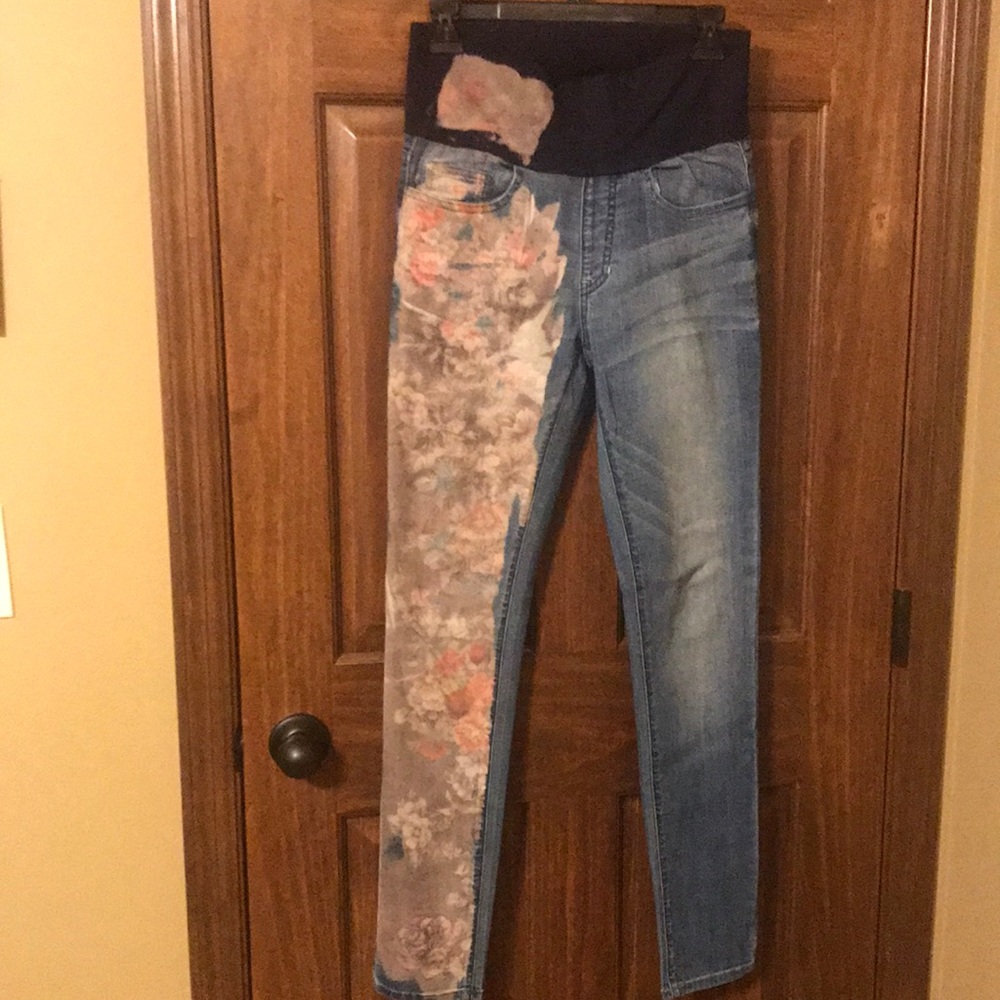 M Rena High Waist Painted Jean